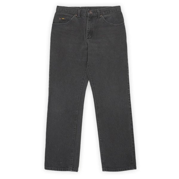 画像1: 90's Lee 200-8908 ブラックデニムパンツ "MADE IN USA / W32 L30" (1)