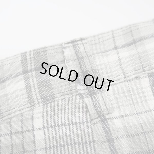 画像5: 90's ARROW 2タック コットンショーツ "GRAY Plaid" (5)