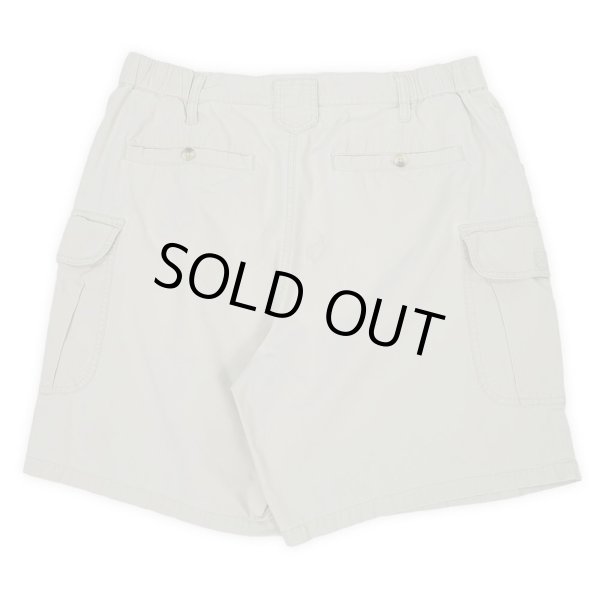 画像2: 00's Columbia 1タック キャンバスカーゴショーツ (2)