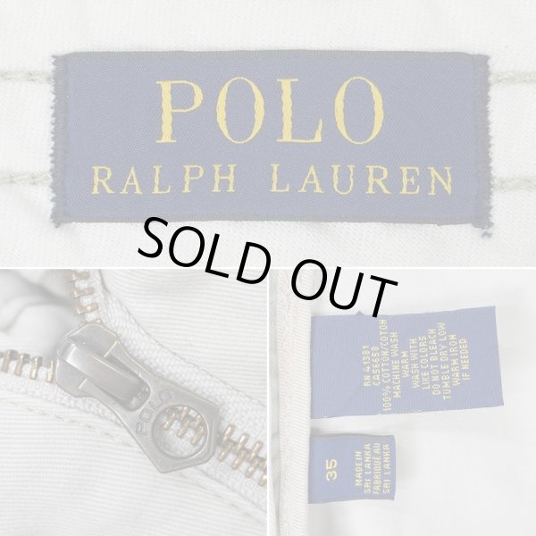 画像4: 00's Polo Ralph Lauren チノカーゴショーツ "W35 / LIGHT BEIGE" (4)