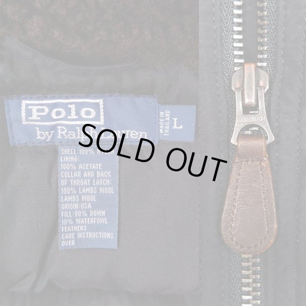 画像3: 90's Polo Ralph Lauren B-15 type ダウンジャケット (3)
