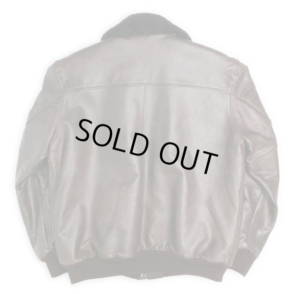 画像2: 90's L.L.Bean G-1type ムートンボア レザージャケット "MADE IN USA" (2)