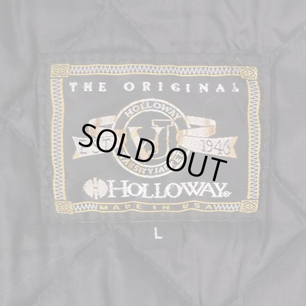 画像3: 80's Holloway レザー切り替えスタジャン "MADE IN USA" (3)