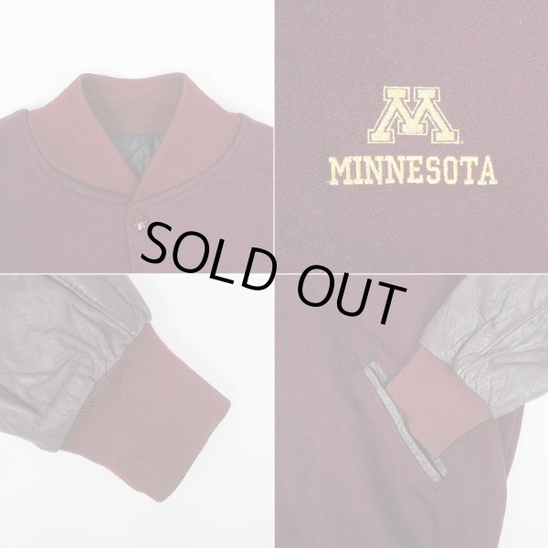 画像4: 80's Holloway レザー切り替えスタジャン "MADE IN USA" (4)