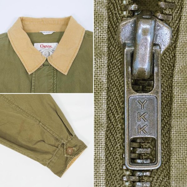 画像4: 90's ORVIS コットンポプリン フィールドコート (4)
