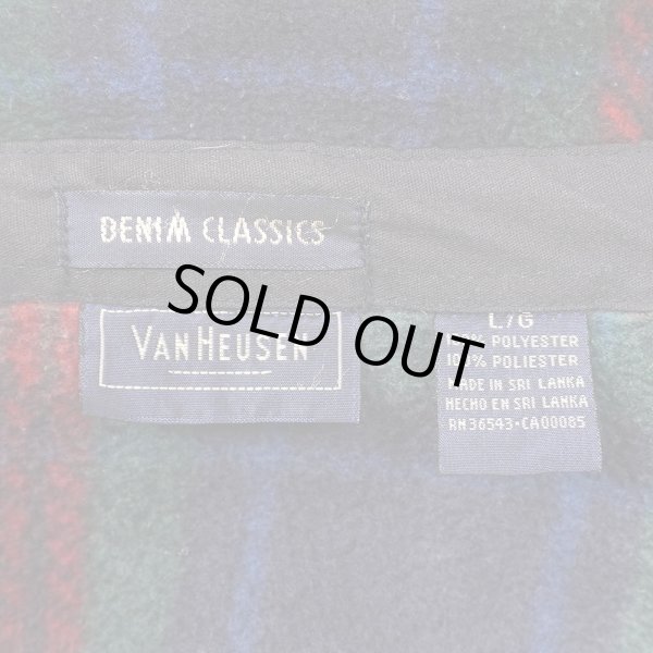 画像2: 90's VAN HEUSEN チンストラップ フリーススウィングトップ (2)