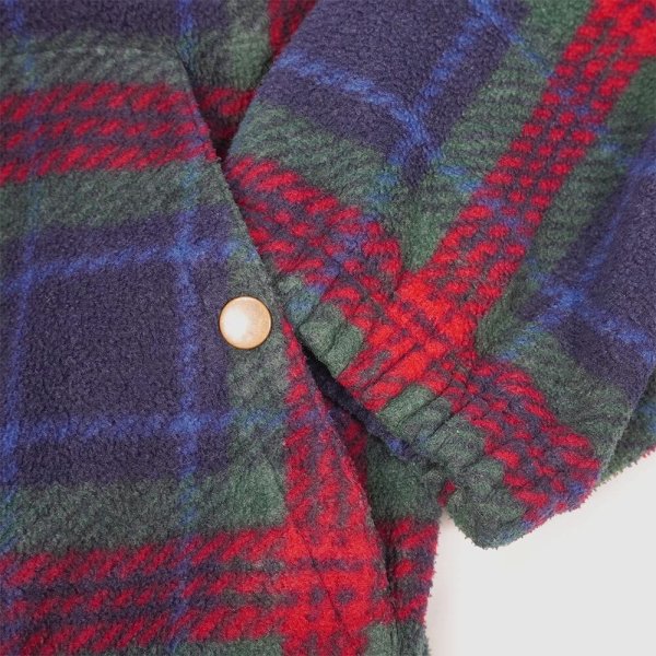 画像4: 90's VAN HEUSEN チンストラップ フリーススウィングトップ (4)