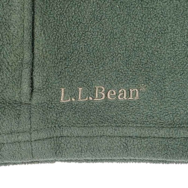 画像4: 00's L.L.Bean プルオーバーフリースジャケット "OLIVE" (4)