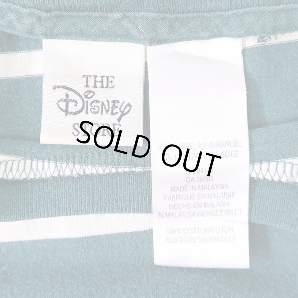 画像2: 90's PUMBAA & TIMON キャラクター刺繍 ボーダーTシャツ (2)