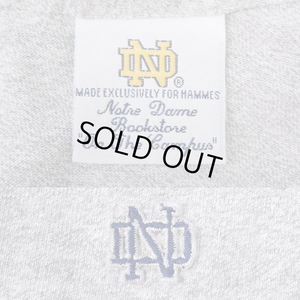 画像2: 90's NOTRE DAME カレッジロゴ プリントTシャツ “MADE IN USA” (2)