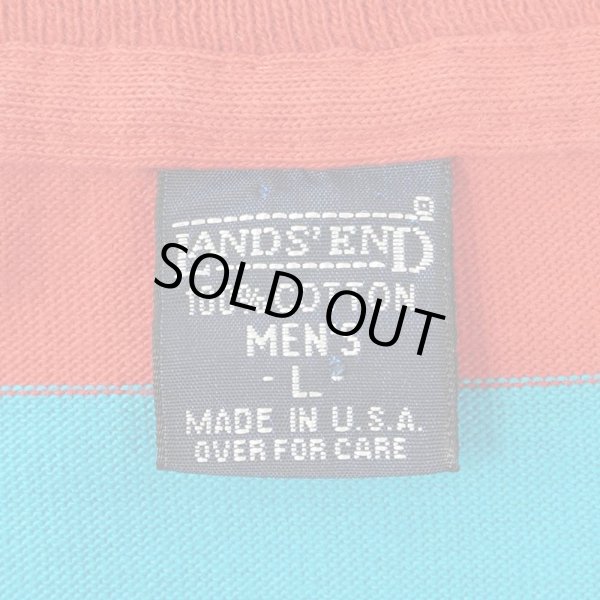画像2: 90's LANDS' END ボーダー ポケットTシャツ "MADE IN USA" (2)
