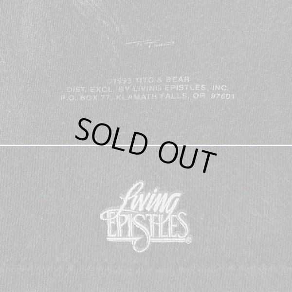画像4: 90's Living Epistles キリストTシャツ "MADE IN USA" (4)