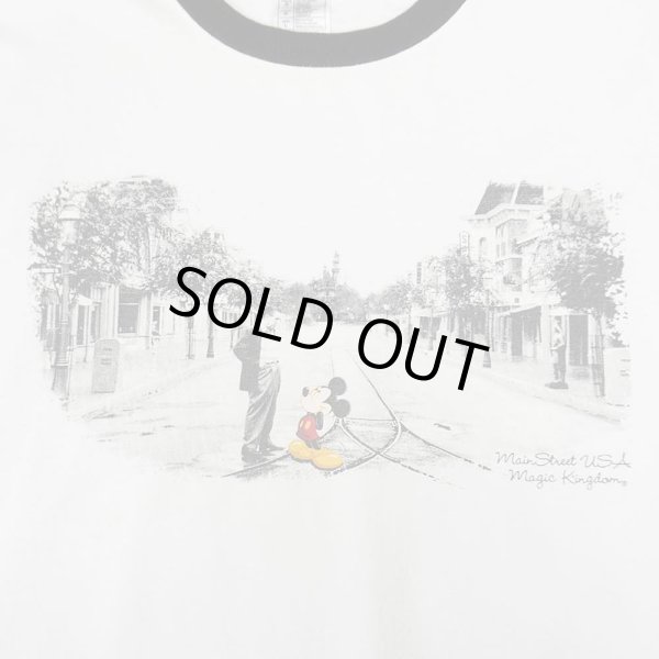 画像2: 00's Disney キャラクタープリント リンガーTシャツ (2)