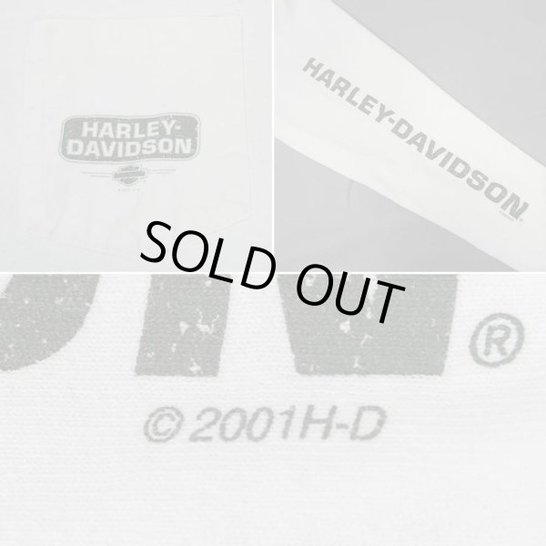 画像4: Early 00's HARLEY-DAVIDSON L/S ポケットTシャツ "MADE IN USA" (4)