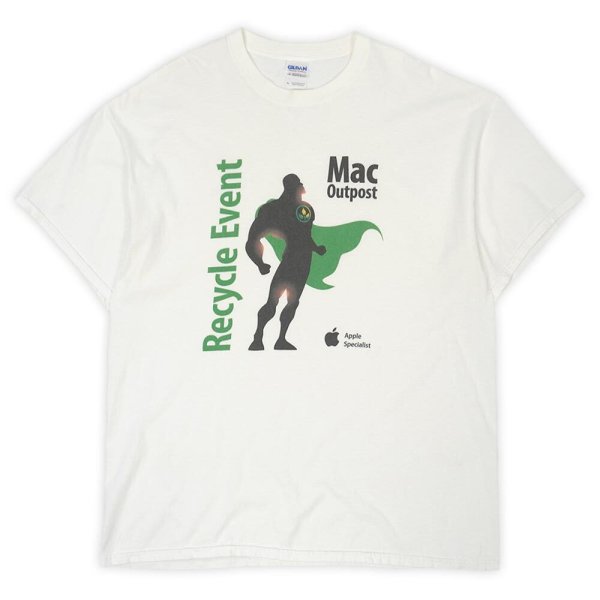 画像1: 00's Apple "Mac Outpost" プリントTシャツ (1)