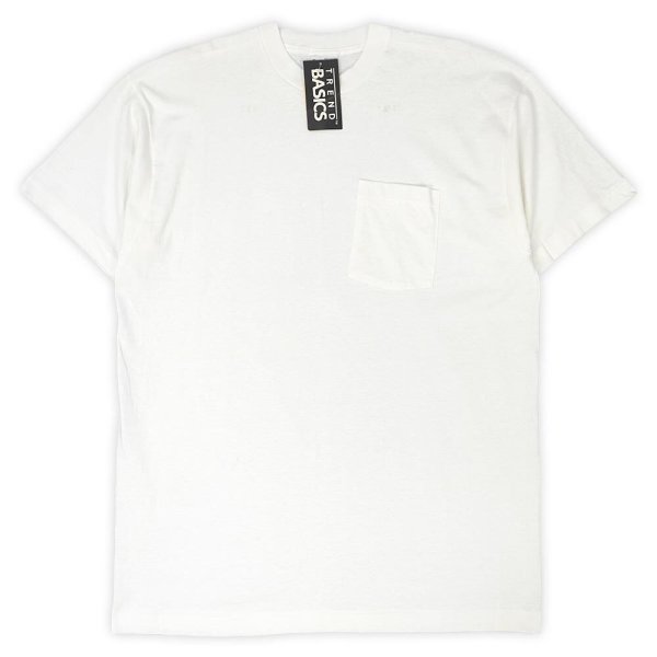 画像1: 90's TREND BASICS ブランク ポケットTシャツ "MADE IN USA / DEADSTOCK" (1)