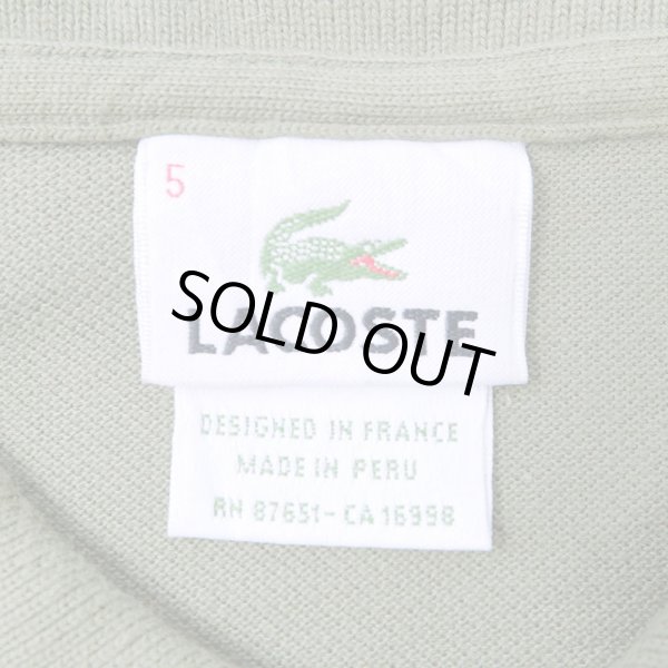 画像2: 00's LACOSTE ポロシャツ "DESIGNED IN FRANCE" (2)