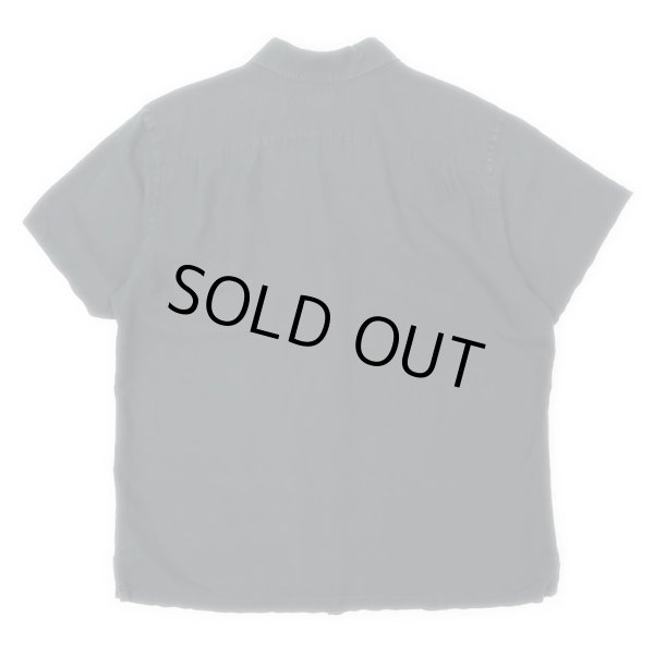 画像2: 90-00's Banana Republic S/S オープンカラー リネンシャツ "BLACK" (2)