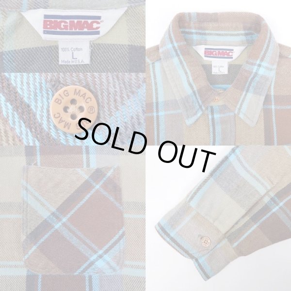 画像3: 80's BIG MAC ヘビーネルシャツ "MADE IN USA" (3)