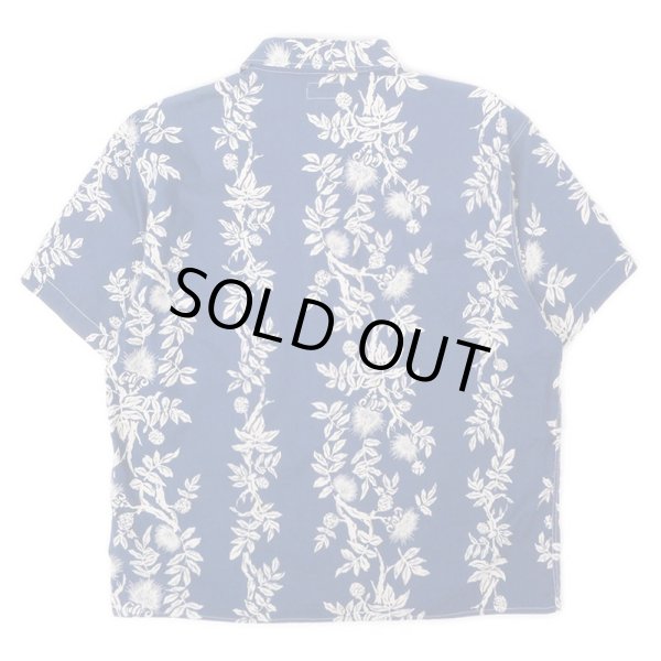 画像2: 90's POLO JEANS 総柄 S/S オープンカラーシャツ (2)