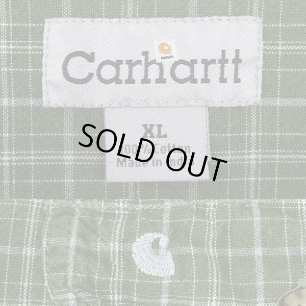 画像3: 00's Carhartt S/S ボタンダウンシャツ (3)