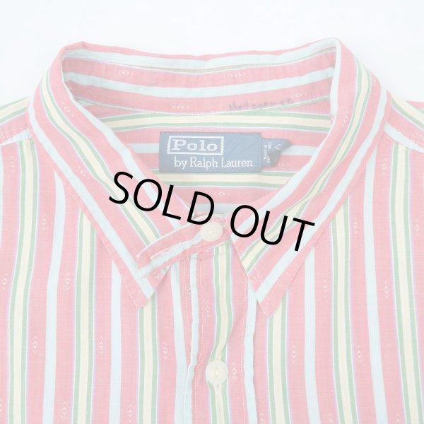 画像3: 00's Polo Ralph Lauren チンストラップ付き コットンワークシャツ (3)