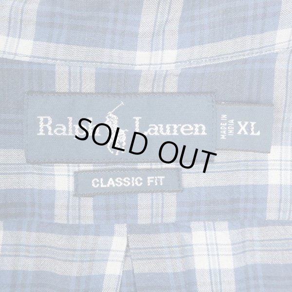画像3: 00's Polo Ralph Lauren S/S ボタンダウンシャツ "CLASSIC FIT / 3点留め" (3)