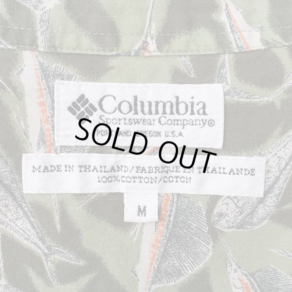 画像2: Early 00's Columbia S/S 総柄 ボタンダウンシャツ (2)