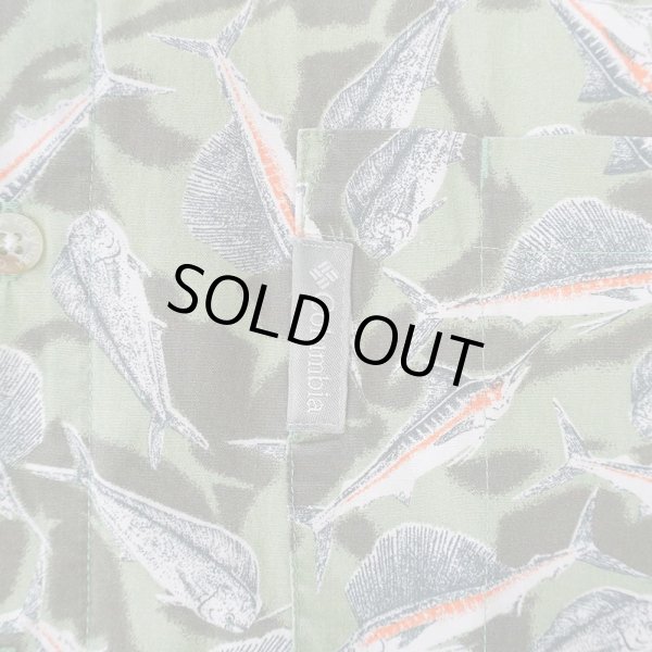 画像4: Early 00's Columbia S/S 総柄 ボタンダウンシャツ (4)