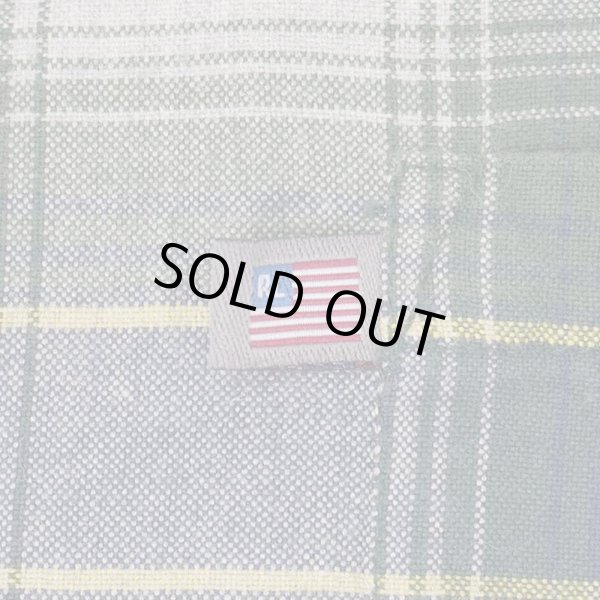 画像4: 90's POLO JEANS S/S オンブレチェック柄 オープンカラーシャツ (4)