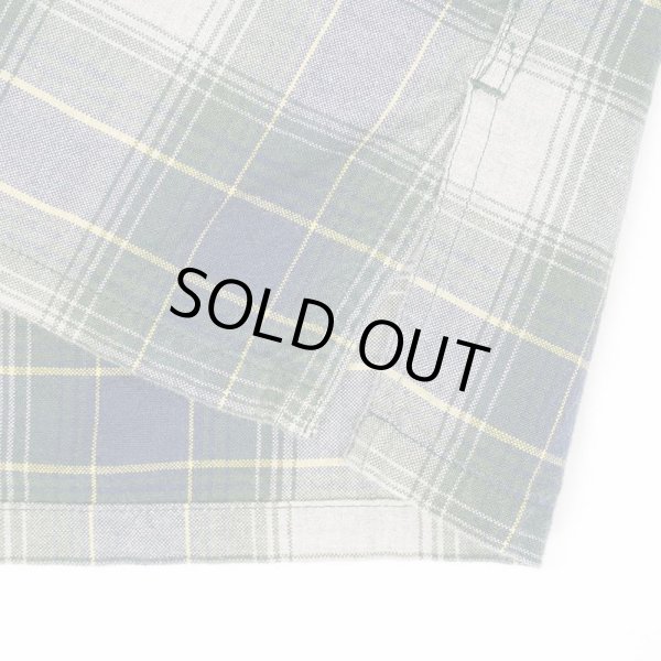 画像5: 90's POLO JEANS S/S オンブレチェック柄 オープンカラーシャツ (5)