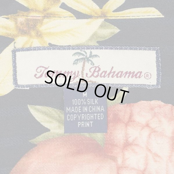 画像2: 00's Tommy Bahama ハワイアンシャツ "BLACK BASE / DEADSTOCK" (2)