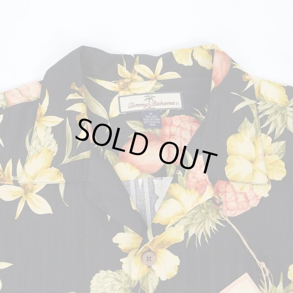 画像3: 00's Tommy Bahama ハワイアンシャツ "BLACK BASE / DEADSTOCK" (3)