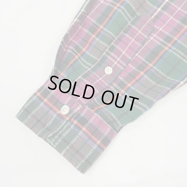 画像4: Early 90's Polo Ralph Lauren シアサッカー ボタンダウンシャツ (4)