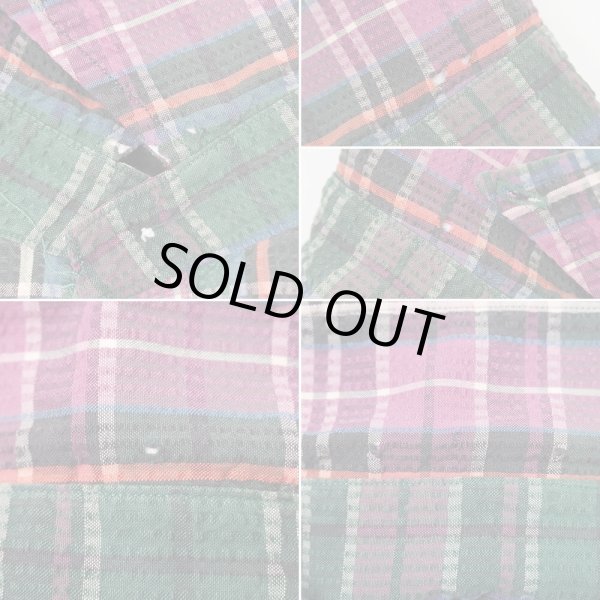 画像5: Early 90's Polo Ralph Lauren シアサッカー ボタンダウンシャツ (5)