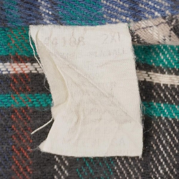 画像3: 90's FIVE BROTHER ヘビーネルシャツ “MADE IN USA / Green × Navy Plaid” (3)