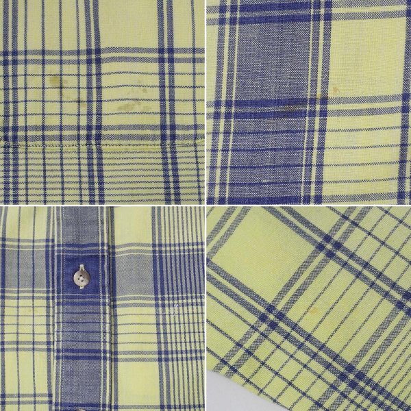 画像4: 90's Eddie Bauer コットンワークシャツ "黒タグ / AS-IS" (4)
