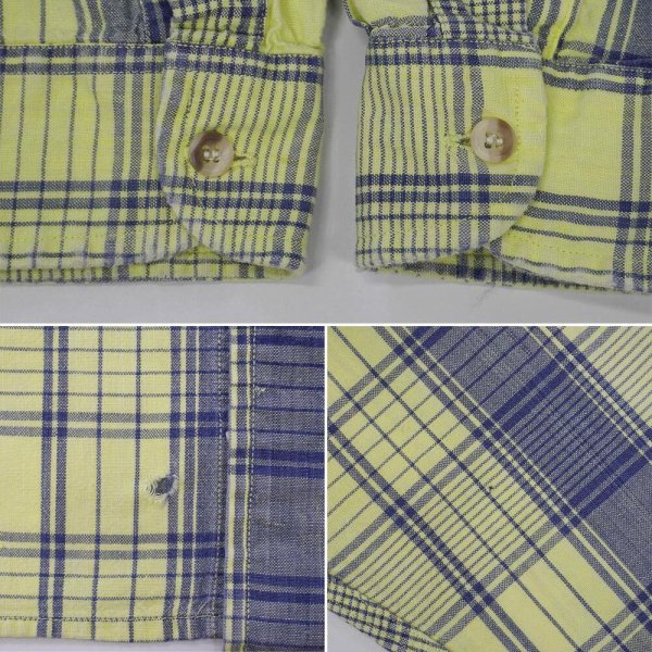 画像5: 90's Eddie Bauer コットンワークシャツ "黒タグ / AS-IS" (5)