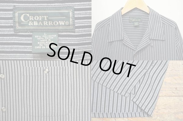 画像3: 90's Croft & Barrow S/S オープンカラーシャツ (3)