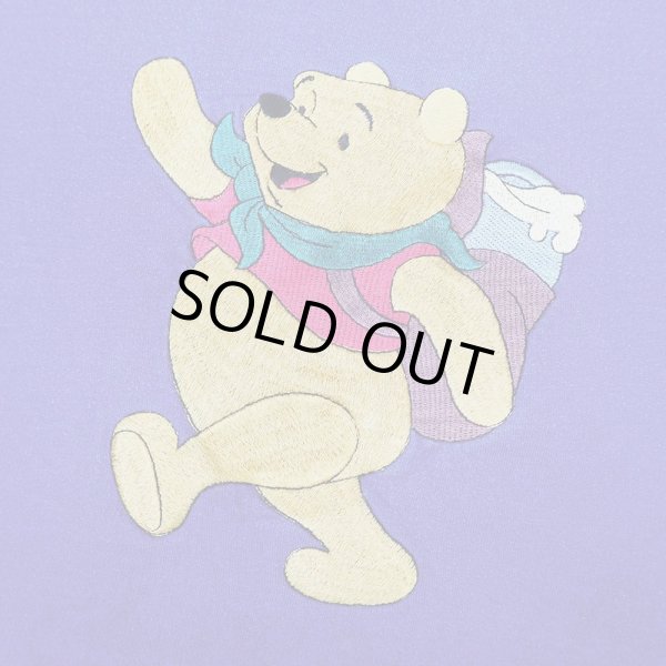 画像3: 90's Winnie The Pooh キャラクター刺繍 スウェット (3)