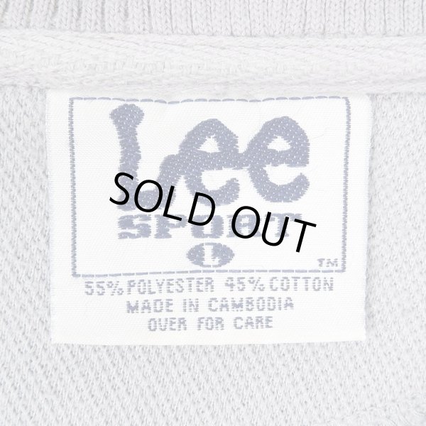 画像2: 90's Lee SPORT Vネック 鹿の子スウェット (2)