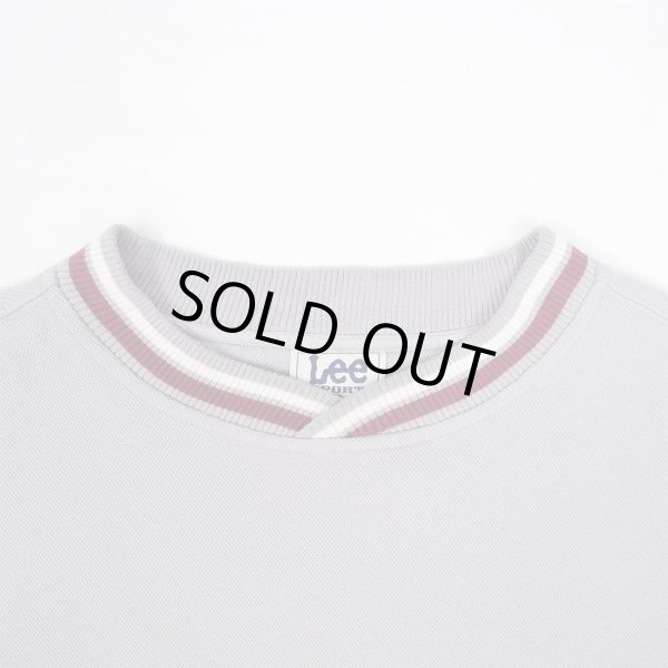 画像3: 90's Lee SPORT Vネック 鹿の子スウェット (3)