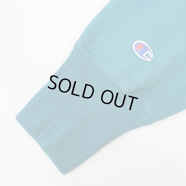 画像4: 90's Champion リバースウィーブ スウェット "目付き / SEA GREEN / MADE IN USA" (4)