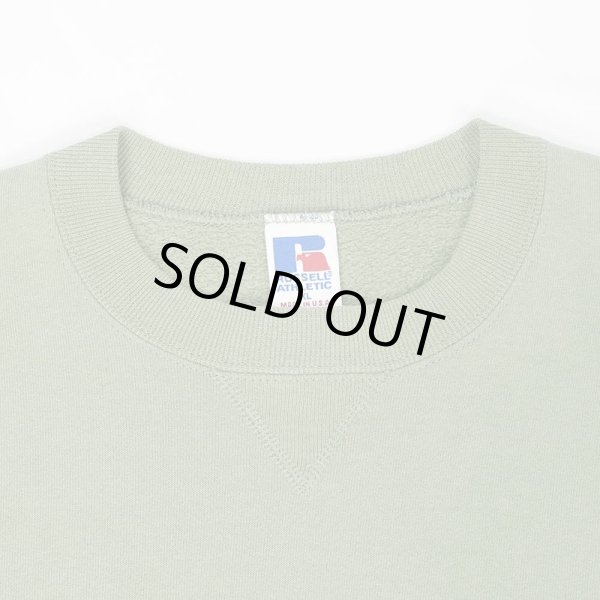 画像3: 90's RUSSELL ブランクスウェット “LIGHT GREEN / MADE IN USA” (3)