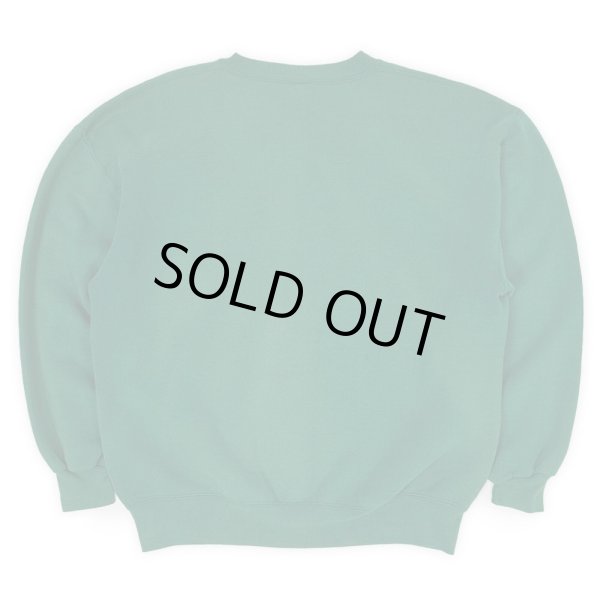 画像2: 90's RUSSELL 前V ブランクスウェット "MADE IN USA / GREEN" (2)