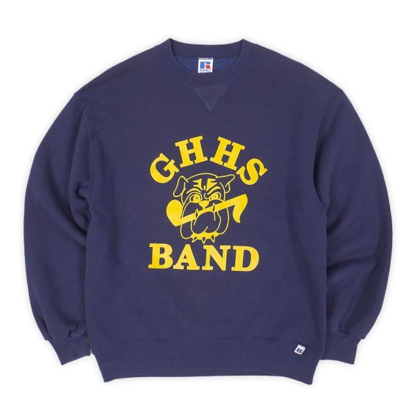 画像1: 90's RUSSELL プリントスウェット "GHHS BAND / MADE IN USA" (1)