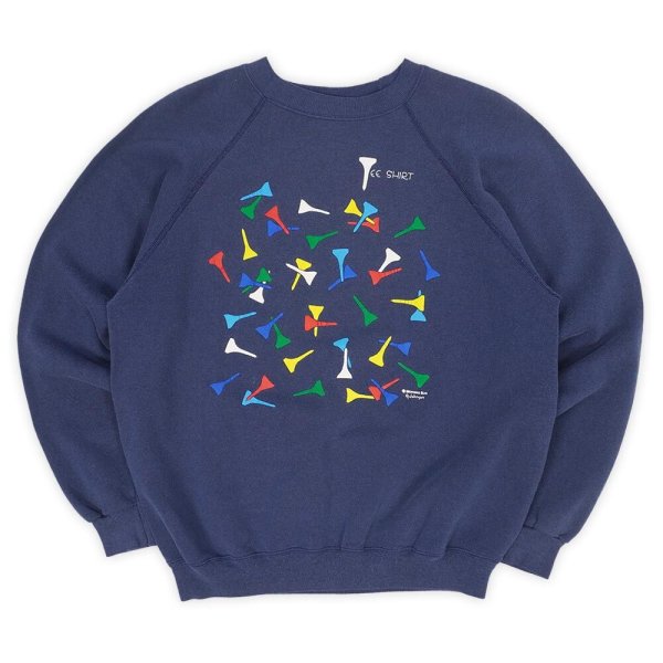 画像1: 80's Hanes プリントスウェット "MADE IN USA" (1)