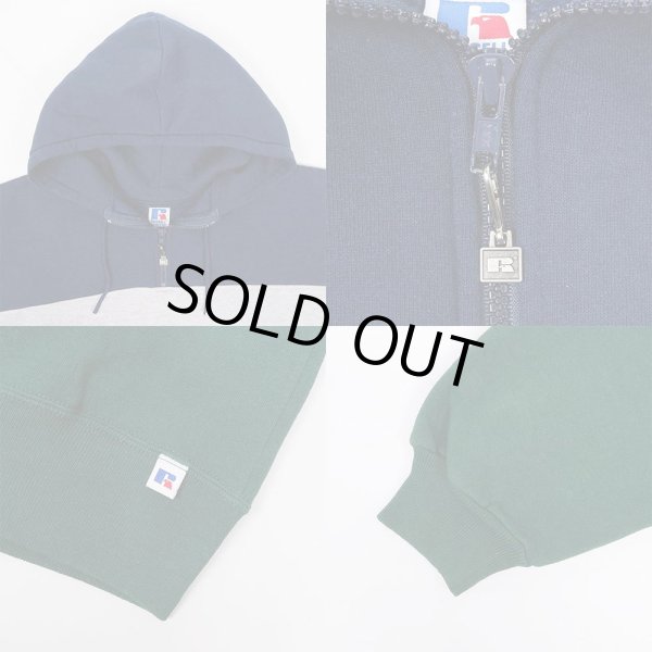 画像4: 90's RUSSELL ハーフジップ スウェットパーカー "MADE IN USA" (4)