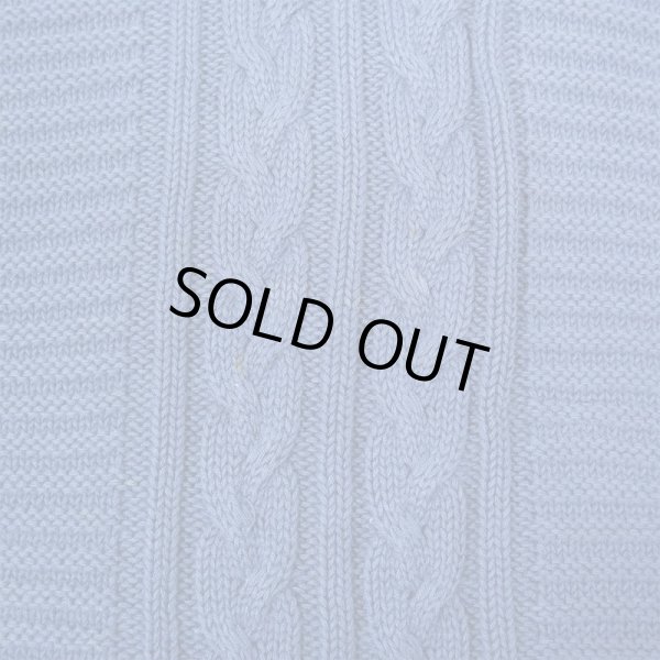 画像4: 90's IZOD コットン チルデンニット (4)