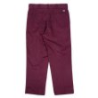 画像2: 90's Dickies 874 ワークパンツ "Burgundy / MADE IN USA" (2)